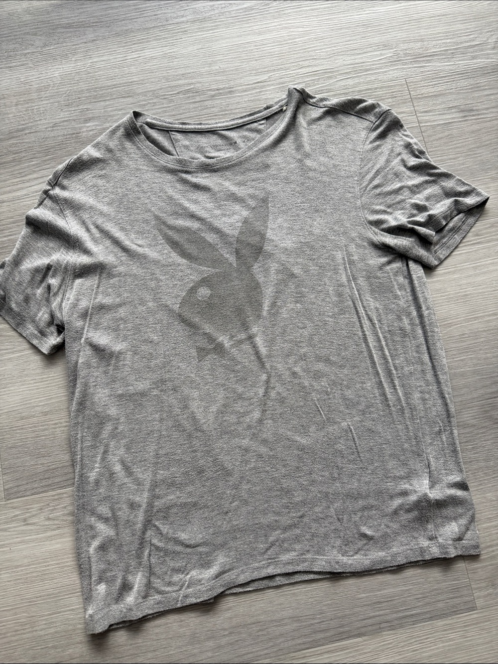 John Varvatos Gray Short-Sleeve Graphic Tee Very Soft